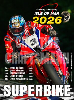Dean Harrison - Superbike Race Poster